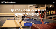 Tablet Screenshot of dotoharskamp.nl